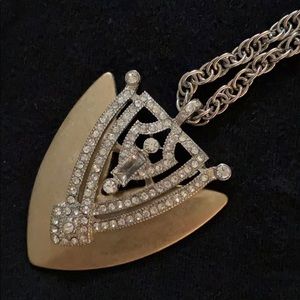 Gold/silver costume necklace